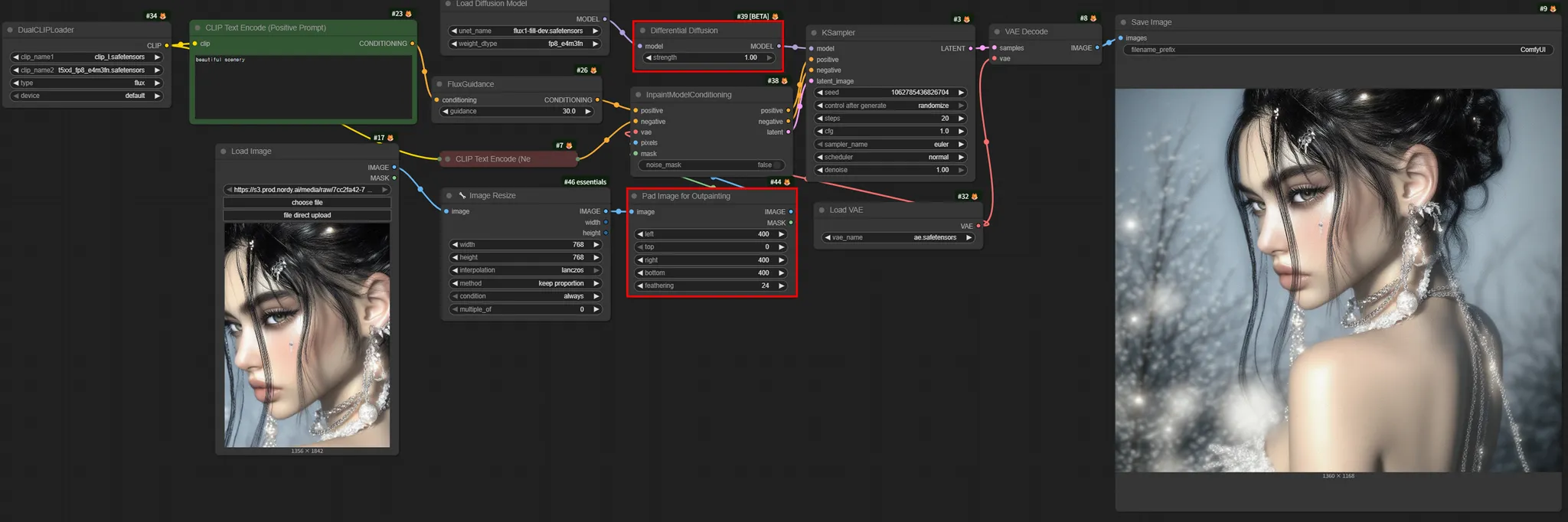 Outpainting Workflow
