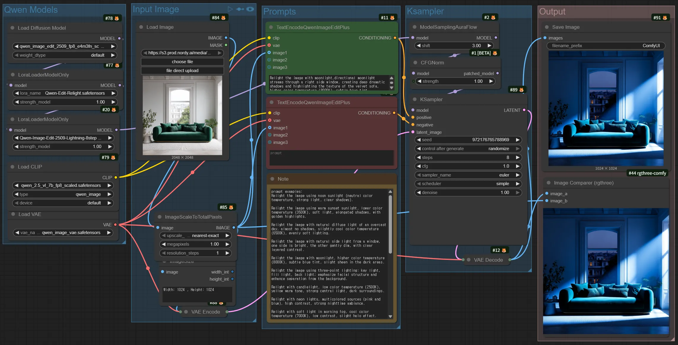 Relighting Workflow