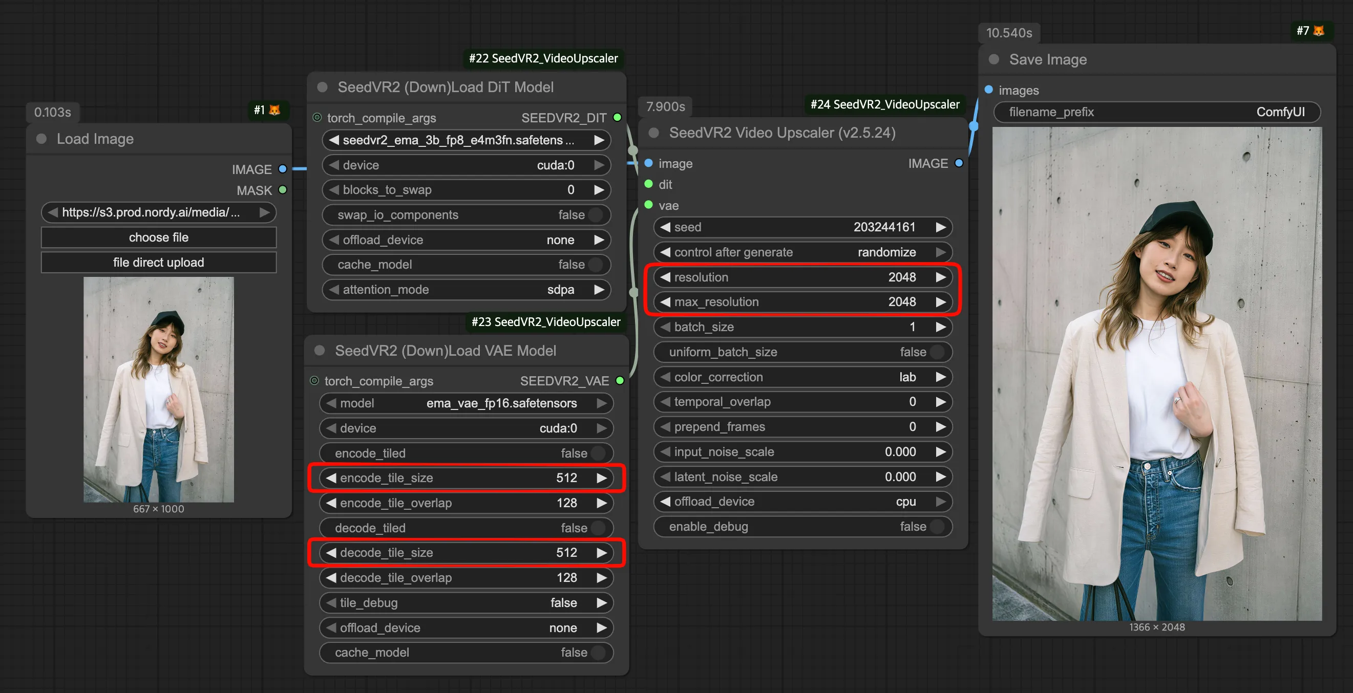 SeedVR2 Upscaler Workflow