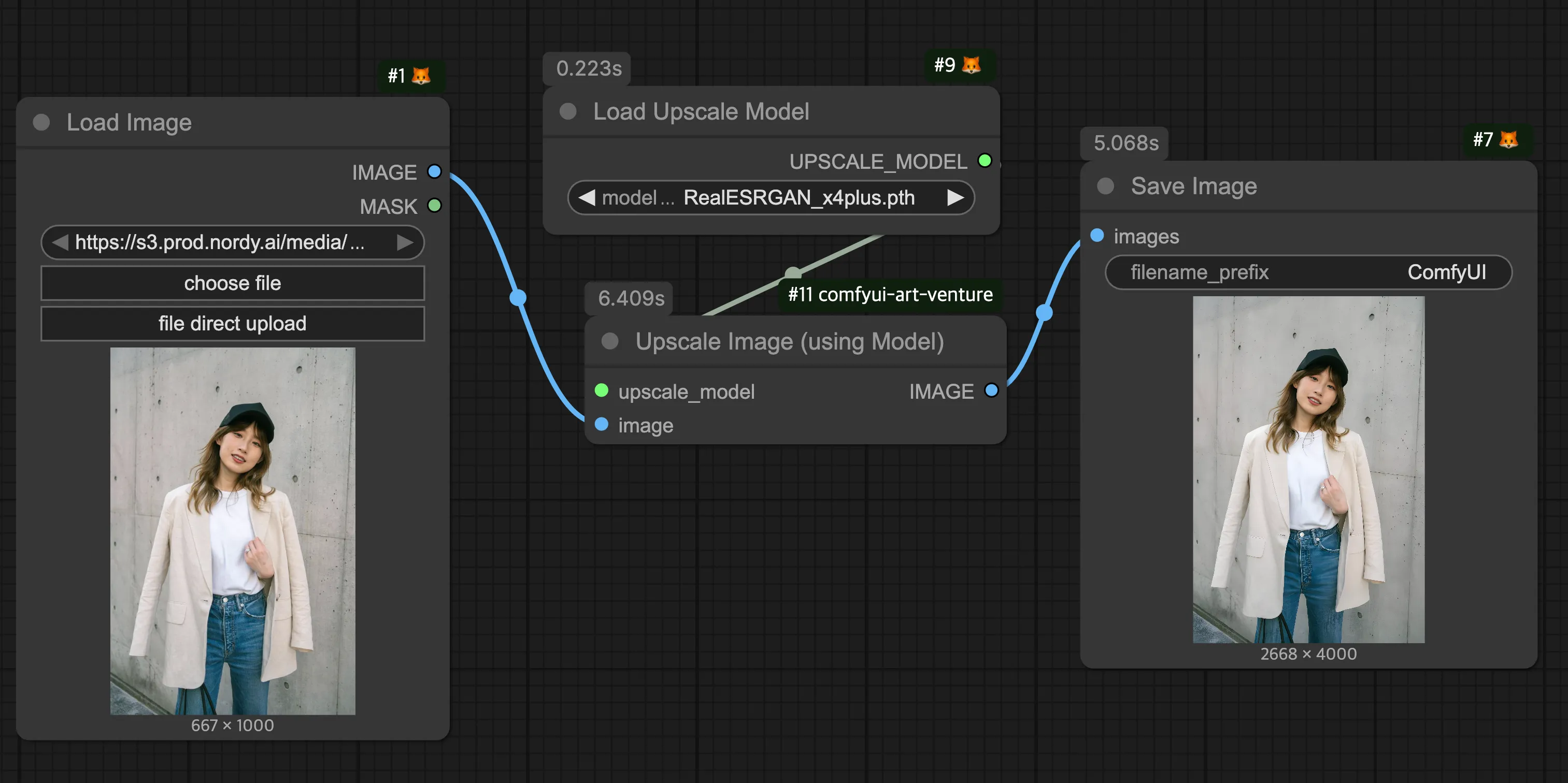 Simple Upscale Workflow